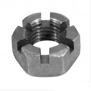 Porca castelo sem coroa cl. 2  - M27-2,00 mb polida