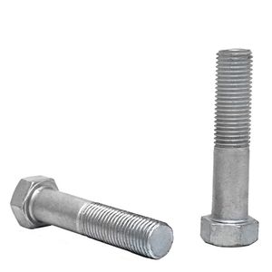 Parafuso sextavado de ferro rosca parcial 1/2-13 x 8 unc zincado