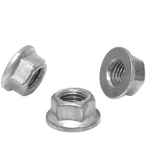 Porca sextavada flangeada cl. 5   -  M8-1,25 -  ma zincada