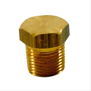 Bujão plug rosca npt 1/8 - latão