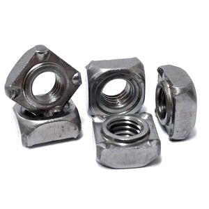 Porca quadrada solda especial din13 - m6-1,00 ma polida