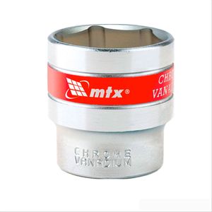 Soquete Sextavado Encaixe 1/2" 27mm Cromo Vanadium - MTX