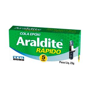 Cola araldite rápido 5 minutos 23 gramas - TekBond