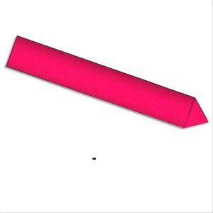 Lima abrasiva triangular 1/2 x 6"