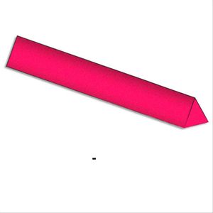 Lima abrasiva triangular 3/8 x 6"