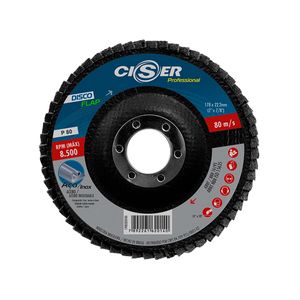 Flap Disco Curvo 7" G-80 Costado Fibra - CISER