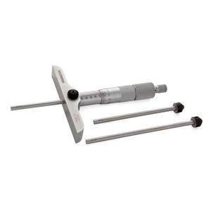 Micrômetro profundidade - hastes intercambiáveis fix rosca base63mm 0-200 - digimess - 110.484