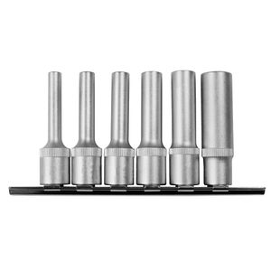 Jogo de soquete torx longo enc. 3/8" E 4 a E 14 com 6 peças / Ref. 3300037 Gedore RED