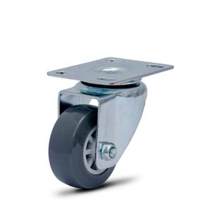 Rodizio giratório com placa 2" glp 210bp - colson