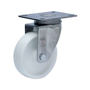 Rodizio giratório com placa inox 3" glp 312bp - colson