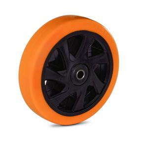 Roda de PU Black com Rolamento de Esfera 4" R414PUE 140 kg - Colson