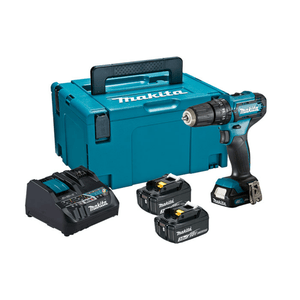 Parafusadeira furadeira de impacto á bateria 3/8" 12V HP333DNX10 bivolt com maleta - Makita