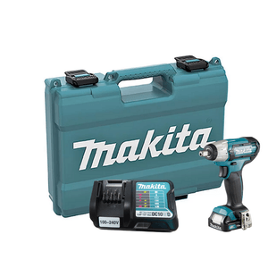 Combo a Bateria com Maleta Makita Chave de Impacto TW141 + Bateria e Carregador 12V bivolt