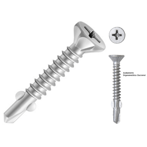 parafuso brocante chata philips p/ drywall 5.5 x 76 organo metalico
