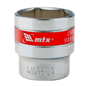 Soquete Sextavado Encaixe 1/2" 23mm Cromo Vanadium - MTX