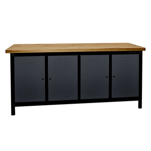 Bancada Profissional Fechada 2,00m Dark 91523 - Presto