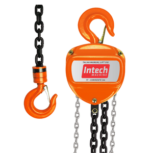 Talha manual de corrente 1 tonelada com 3 metros de elevação LIFT310 - Intech Machine
