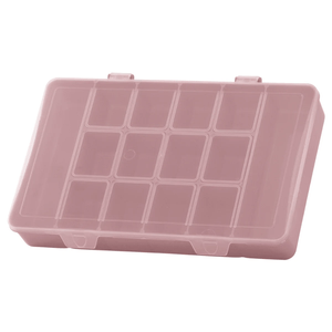 Box Organizador 14 divisórias Rosa tamanho M - Paramount