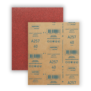 Lixa de Massa/Madeira FL A257 Grão 80 - Norton