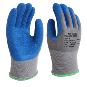 Luva Polylight Poliamida Latex Tam 9 - LDI Safety