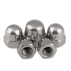 Porca calota - m4-0,70 ma inox a2