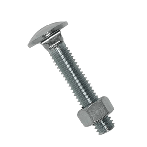 Parafuso francês com porca - 5/16-18 x 1 unc zincado