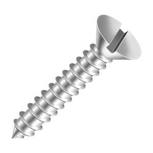 Parafuso auto-atarraxante chata fenda - 6.3 X 50 zincado