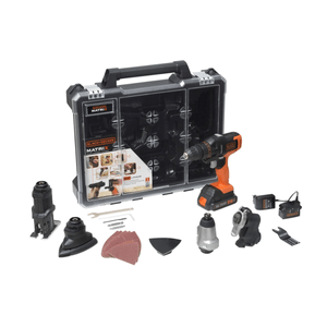Kit Furadeira e Parafusadeira de Impacto 20V + Maleta com 6 Cabeçotes MTX20K6A-BR - BlackDecker