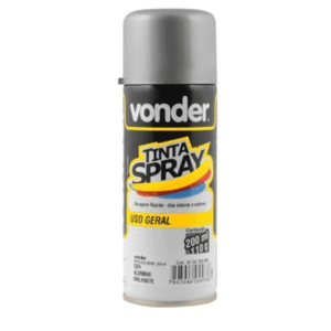 Spray Alumínio Alta Temperatura 200ml/110g - Vonder