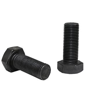 Parafuso sextavado aço 8.8 Rosca inteira -  m7-1,00 x 30 enegrecido