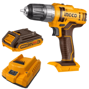 Combo Parafu/Furad à Bateria 3/8" 20V CDLI200515 + 1 Bateria 2AH e Carregador Bivolt - Ingco
