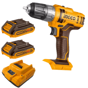 Combo Parafu/Furad à Bateria 3/8" 20V CDLI200515 + 2 Bateria 2AH e Carregador Bivolt - Ingco