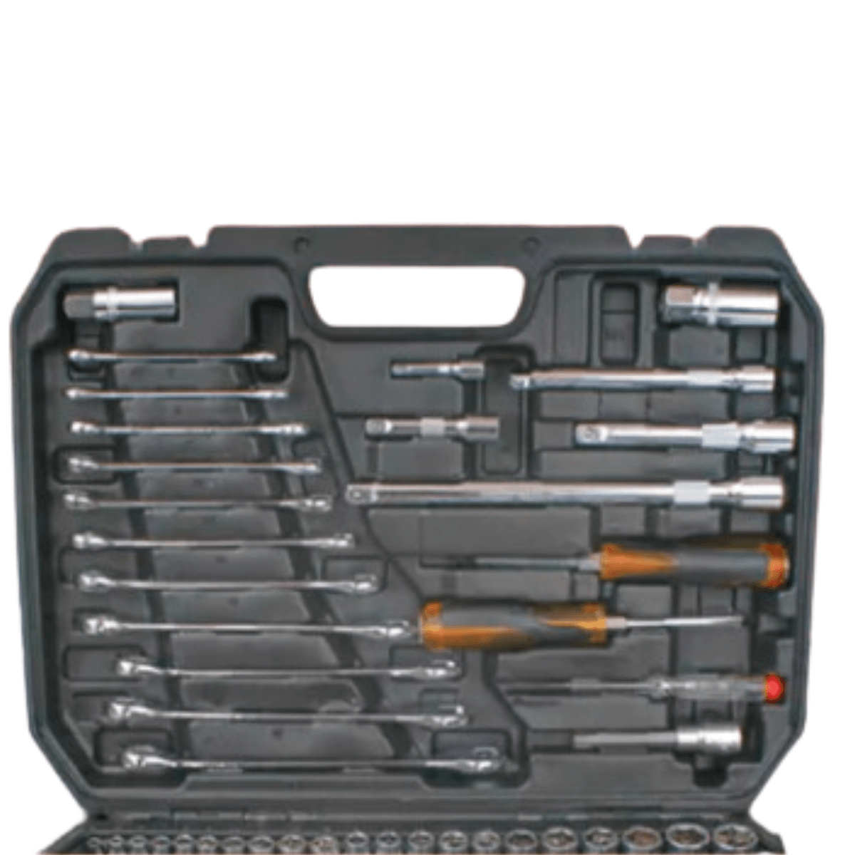 Kit Soquete com Chave Combinada Catraca e Bits c/ 121 Pçs PCI