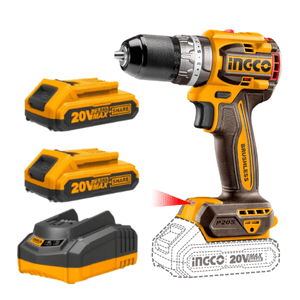 Kit de Parafusadeira e Furadeira CIDLI20621  + 2 Baterias + 1 Carregador- Ingco