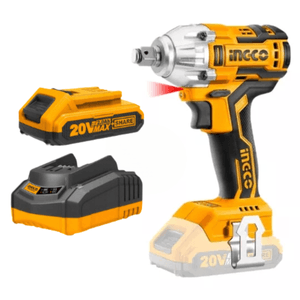 Chave de Impacto á Bateria 1/2 20v CIDLI20621 + 1 Bateria + 1 Carregador - Ingco