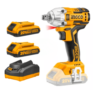 Chave de Impacto á Bateria 1/2 20v CIDLI20621 + 2 Baterias + 1 Carregador - Ingco