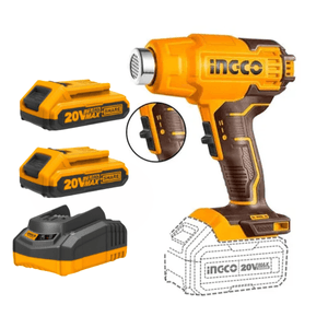 Kit Soprador Térmico á Bateria HGLI2002 20V + 2 Baterias + 1 Carregador- Ingco