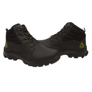 Bota Para Eletricista 100% Couro KW2025 Emborrachado Grafite - Gogowear