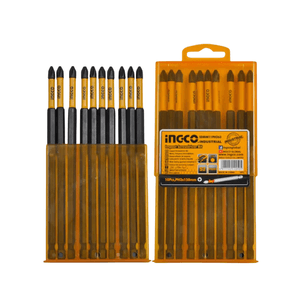 Jogo de Bits de Torção PH2 150mm SDBIM11PH263 10 pçs - Ingco