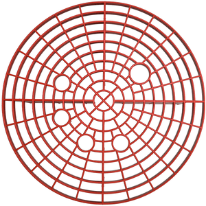 Separador de Partículas Tipo Grelha 26 cm para Balde - Sigma