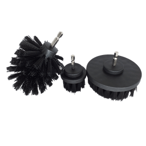 Kit com 3 Escovas Agressivas de Limpeza para Furadeira/Parafusadeira - Sigma