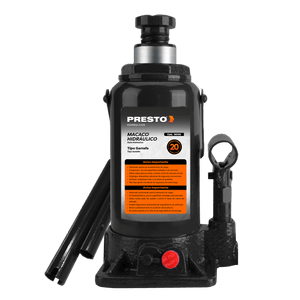 Macaco Hidráulico Tipo Garrafa 20 Toneladas 96106 - Presto