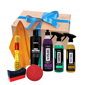 Kit Completo V-Floc Sintra Fast Tok Final Pneu Pretinho + 4 Acessórios - Vonixx