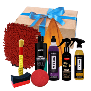 Kit Completo V-Floc Foxy Tok Final Pneu Pretinho + 5 Acessórios - Vonixx