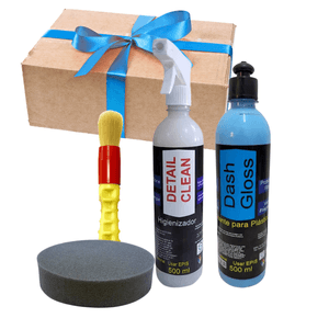 Kit de Limpeza Detail Clean Dash Gloss + 2 Acessórios - Monoquímica