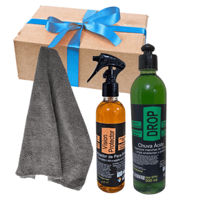 Kit Drop + Vision + Toalha de Microfibra Cinza - Monoquímica