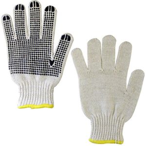 Luva de Malha Branca Pigmentada 4 Fios - Supersafety