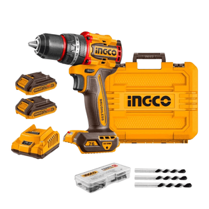 Parafusadeira Furadeira de Impacto à Bateria 1/2'' 20v 76NM - Ingco