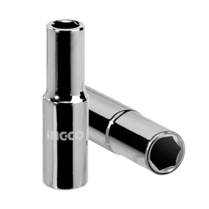 Soquete Sextavado Longo Encaixe 1/2" 12mm HHAST12123L - Ingco