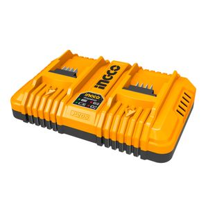 Carregador de Bateria Duplo 20V c/ 2 Portas Bivolt FCLI2034-9 - Ingco